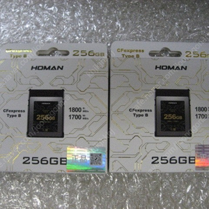 호만CFexpress Card TYPE B 256GB, 호만CFexpress Card TYPE A 256GB 미개봉, 신품 팝니다