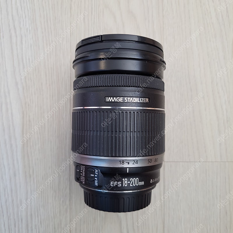 캐논 정품렌즈 EF-S 18-200mm 1:3.5-5.6 IS + 정품후드 EW-78D + 켄코 MCUV 필터