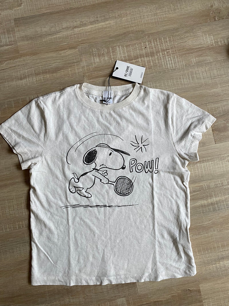리던 24ss 스누피 티셔츠(택달린 새상품)
