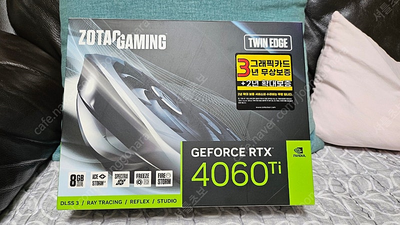 개인 [미개봉품] 조텍 gaming RTX 4060 TI 팝니다.