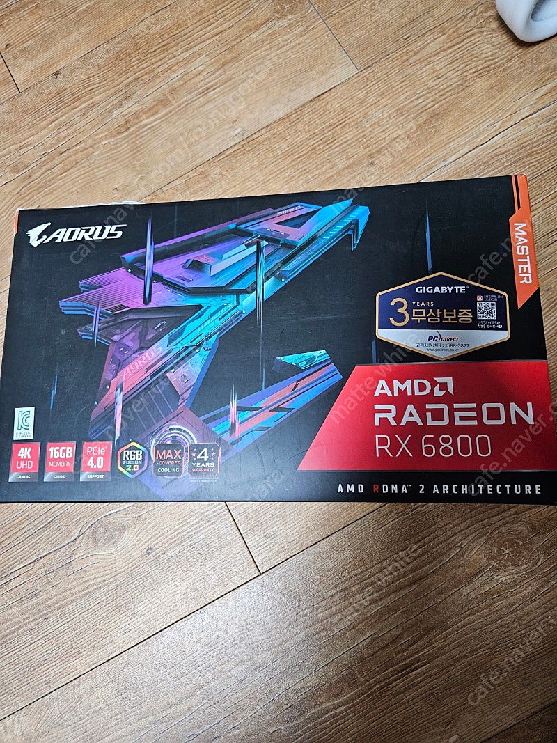 AMD 라데온 RX 6800 어로스 마스터 판매 그래픽카드