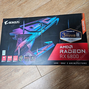 AMD 라데온 RX 6800 어로스 마스터 판매 그래픽카드