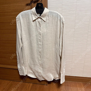 새상품 띠어리 24SS 린넨100 셔츠 판매합니다(Women Relaxed Linen Boyfriend Shirt)