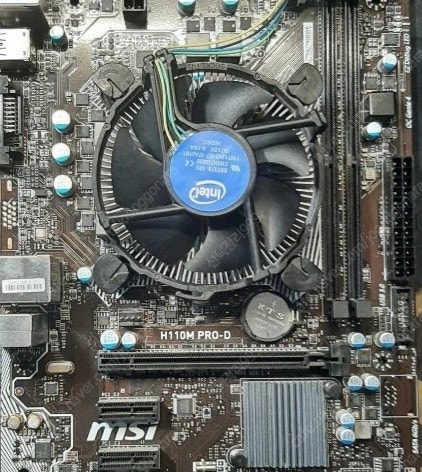 I5 7500 + msi h110m 보드 팝니다 최대3세트