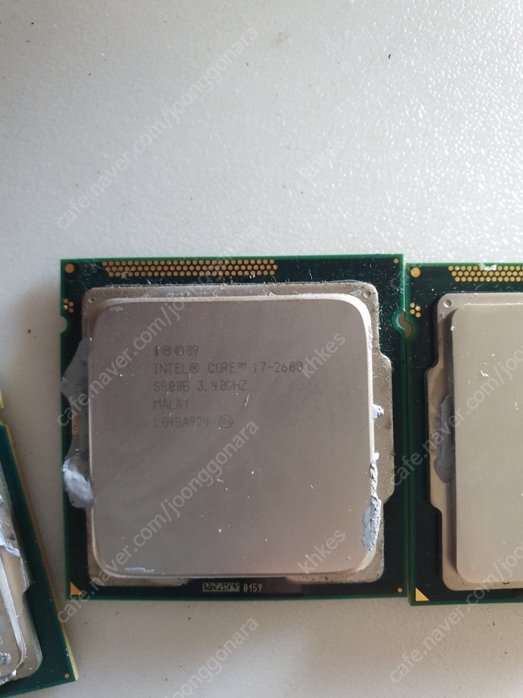 CPU 4개. i7-2600, i7-2600k, i7-3770, i54670