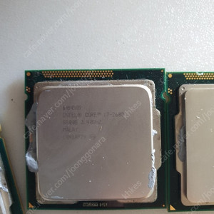 CPU 4개. i7-2600, i7-2600k, i7-3770, i54670