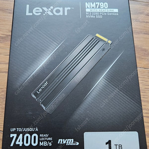 [풀박스]렉사(Lexar) NM790 히트싱크 1TB M.2 NVMe (방열판 버전)