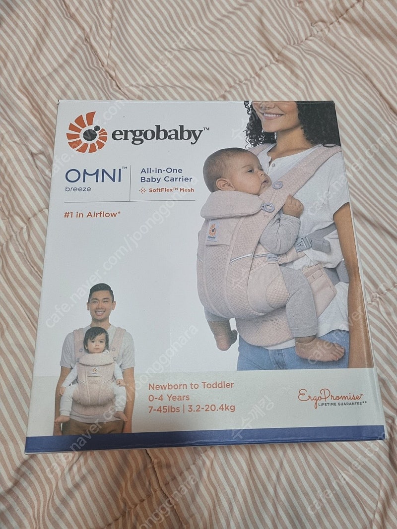 ERGOBABY 옴니브리즈 2024 ~ 핑크쿼츠 새상품(에르고베이비)