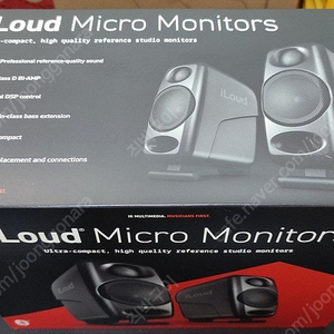 [미개봉/새제품] iLoud Micro Monitors (MM) 스피커 블랙 색상 팝니다.