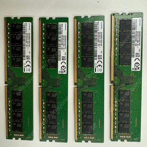 삼성램 ddr4 3200 32기가*4개 128기가