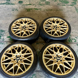 BBS RX-R 19인치 골드 휠/타이어 팝니다