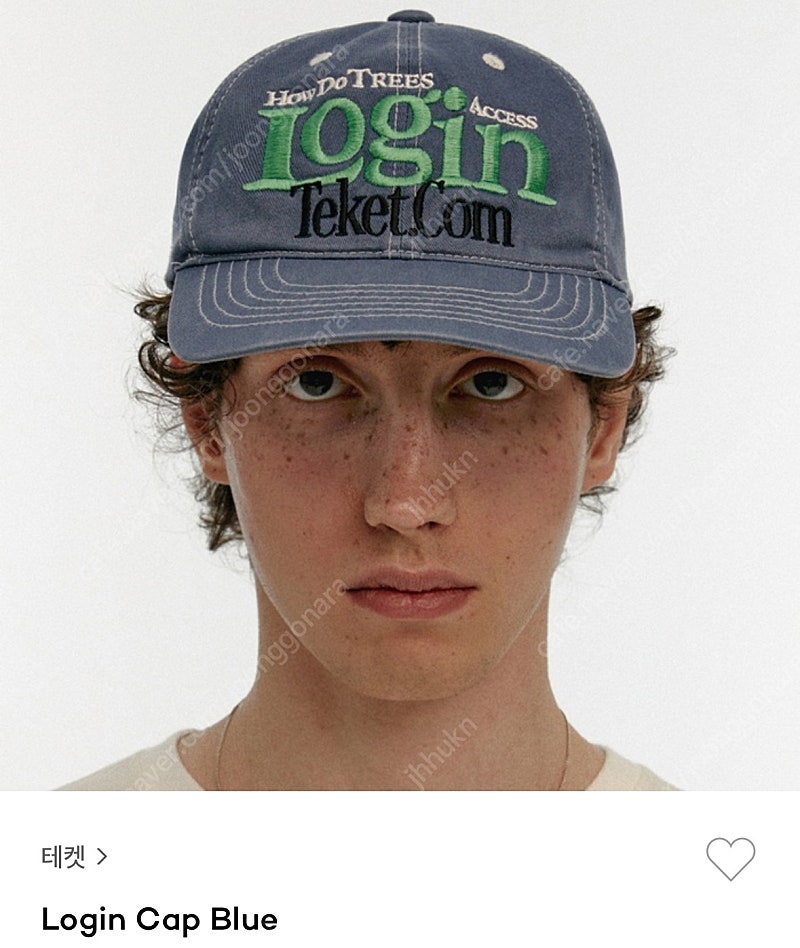 테켓 볼캡 모자 새상품