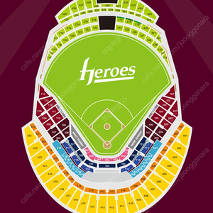 7월3일 수요일 고척 키움히어로즈 1루 3층지정석 2연석