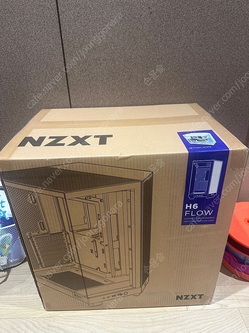 NZXT H6 Flow 미들타워 케이스 Matte White