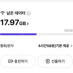 SKT 데이터 2GB 3,000원에 판매합니다.