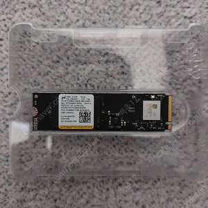 마이크론 nvme gen4x4 M.2 SSD 512GB (MSI 노트북 적출) 판매합니다