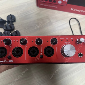 Focusrite Clarett 4 Pre USB 포커스라이트 오디오 인터페이스 (풀박)