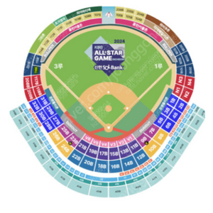 2024 KBO 올스타전 중앙지정석 410블럭 2ㅣ