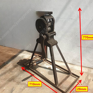 수동 금속 압연기 조각롤러 롤러프레스 롤러압연기 롤러폭 80mm (수동 압연기)