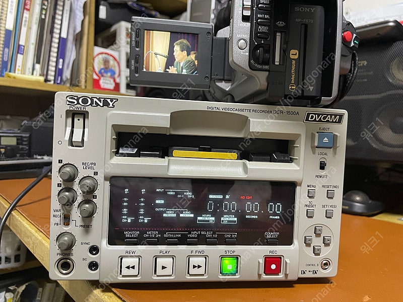 소니 dsr-1500a 비디오 레코더 dvcam