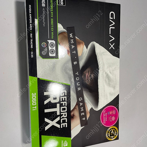 [울산] 갤럭시화이트 EX RTX3060Ti 그래픽카드 판매합니다.