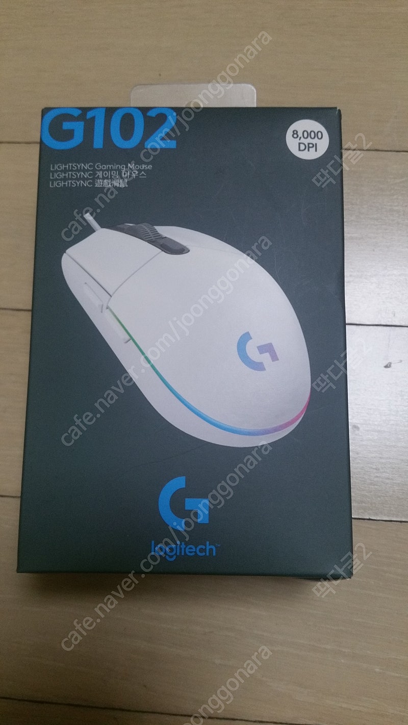 로지텍 G102 2세대 LIGHTSYNC 화이트