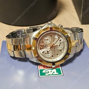 태그호이어 잌스클루시브 크로노 쿼츠 18K 콤비 시계 판매