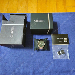 시티즌PMD56 녹판 풀박스 시계판매합니다