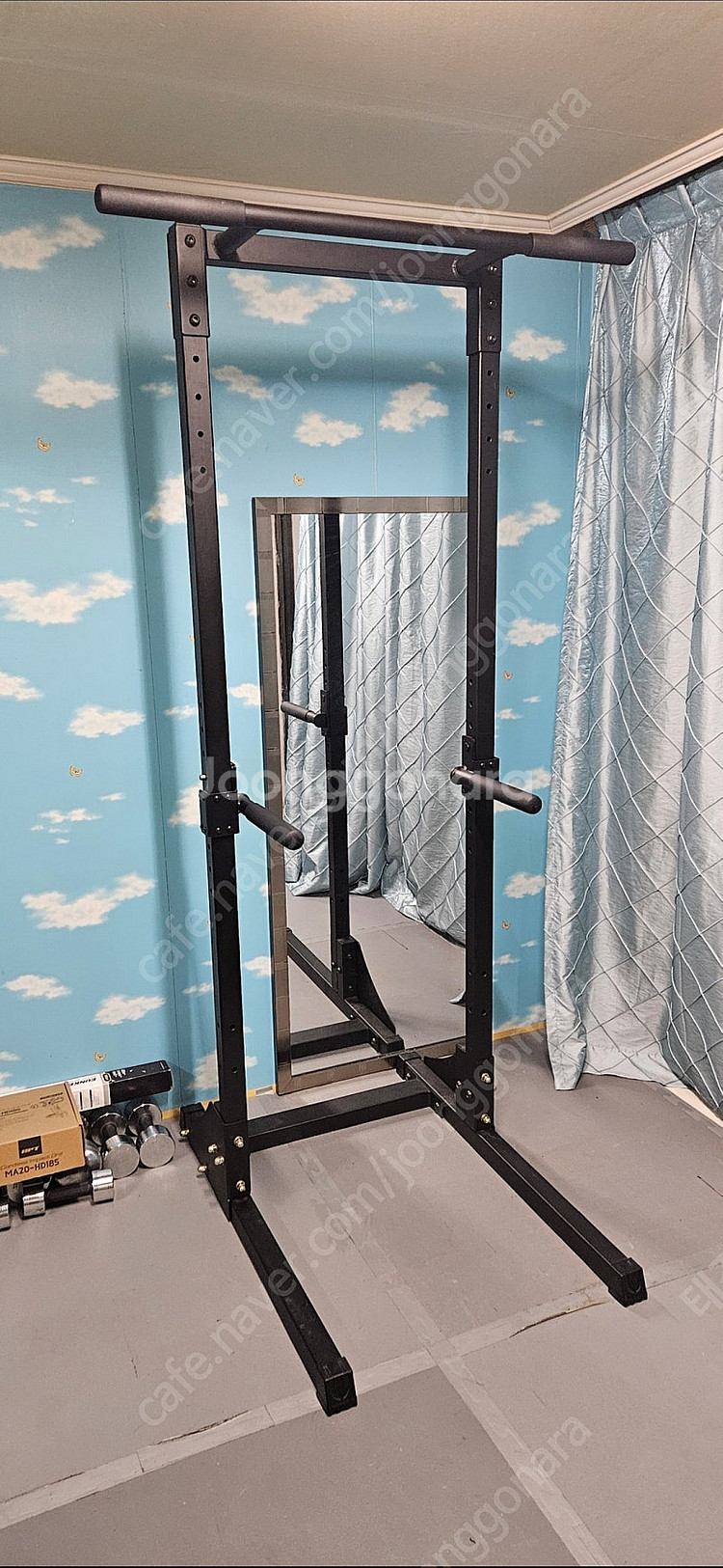 차칸철봉2 플렛바 치닝디핑 철봉 턱걸이 딥스 운동기구 ...--1