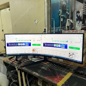 삼성 오디세이 G9 49인치, 모델명 C49G95TSS, 울트라와이드 240Hz, 게이밍 모니터 750,000원 오딧세이 와이드