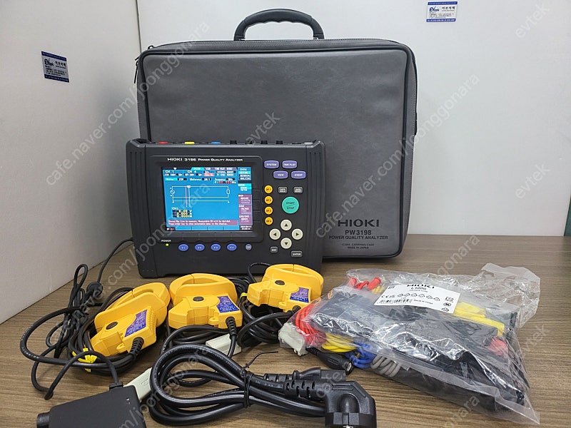 Hioki 히오키 Power Quality analyzer meter 3196 전력분석기 9661(500A 클램프) 3EA 판매합니다