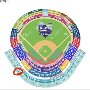 < KBO 올스타전 3루 / 데이식스 공연 > 7월6일(토) 4층지정석 414블록 2연석