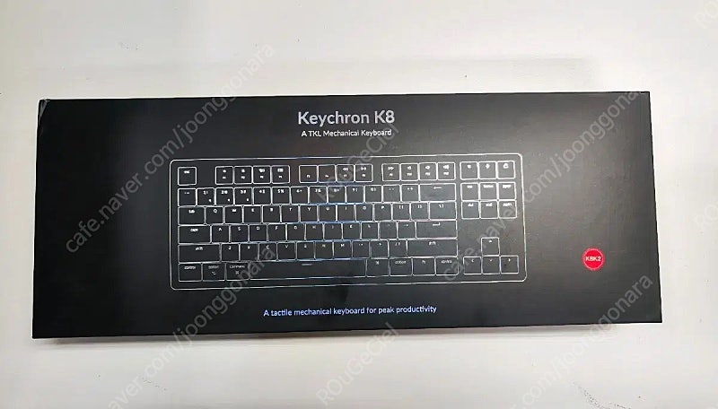 Keychron K8 텐키리스 무선 키보드 (청축)