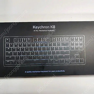 Keychron K8 텐키리스 무선 키보드 (청축)