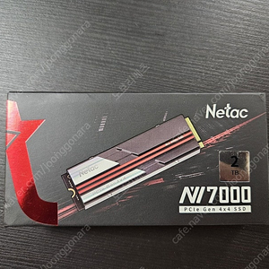 네탁 Netac NV7000 NVME 2TB SSD 단순개봉 새제품 택포 12만원