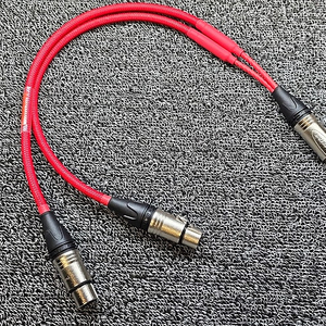 CANARE[l4e6s]XLR(숫) to 2XLR(암) 50cm