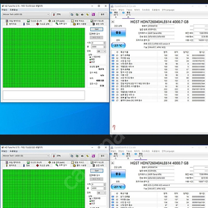 HGST 하드디스크 HDD 4TB x 2개 = 8TB