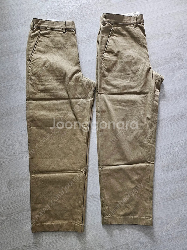 유니클로 x jw엔더슨 와이드치노 베이지--1