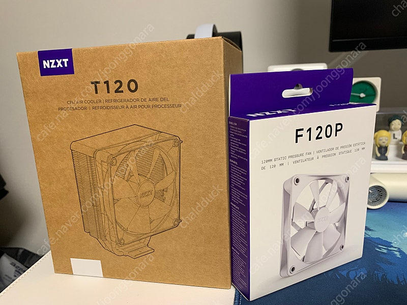 Nzxt T120 화이트 cpu 쿨러 미개봉 판매합니다.