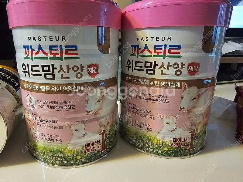 파스퇴르 위드맘 산양제왕 1단계 2통--1
