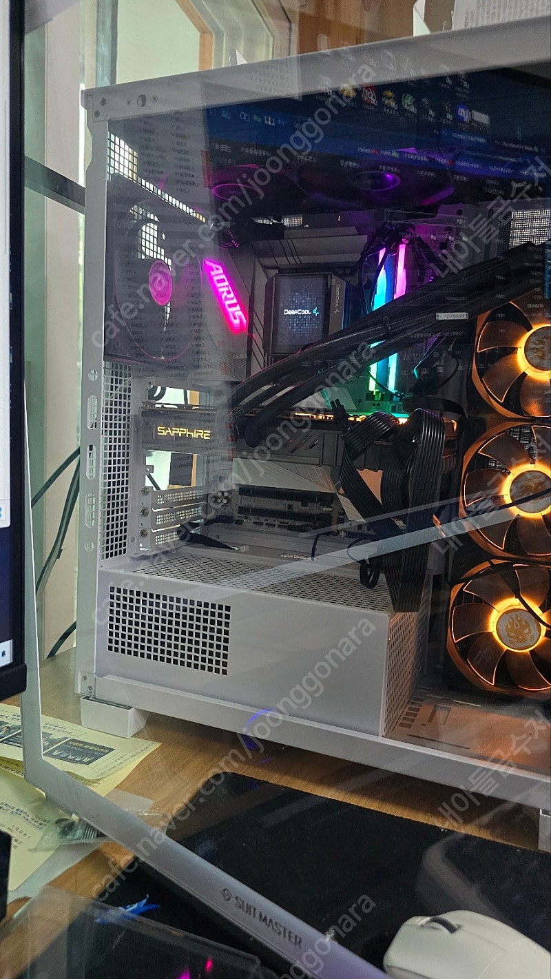 deepcool MYSTIQUE 360 3열 수냉쿨러 판매합니다.