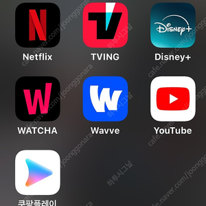 넷플릭스 왓챠 디즈니 티빙 웨이브 공유자 구합니다