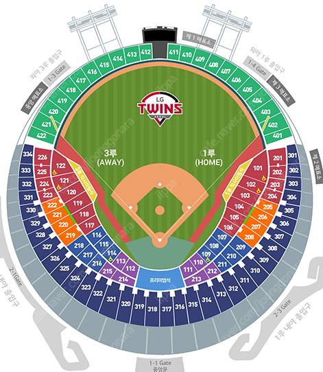 7월10일(수) LG트윈스 vs 기아타이거즈 3루 네이비석 318블럭 4연석 양도