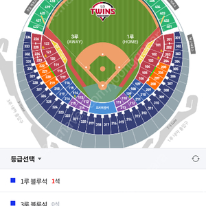 7월 10일 기아 vs lg 3루 2연석 4연석