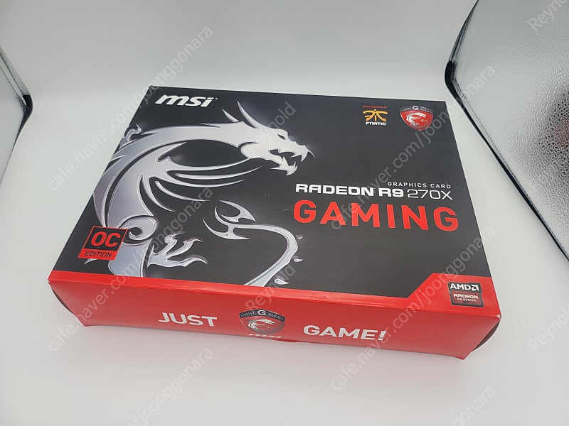 MSI RADEON R9 270X GAMING OC EDITION 그래픽카드 풀박스