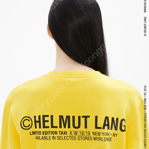 헬무트랭 helmut lang taxi 프로젝트 티셔츠