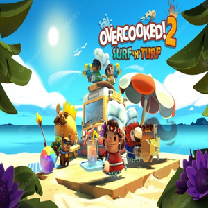 PC 오버쿡드2 서프앤터프 DLC 스팀 한국코드 Overcooked! 2 - Surf n Turf