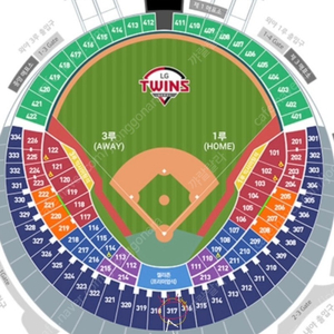7월 10일(7/10) 수 LG vs 기아 3루 네이비석 331블록 7열 2연석 양도