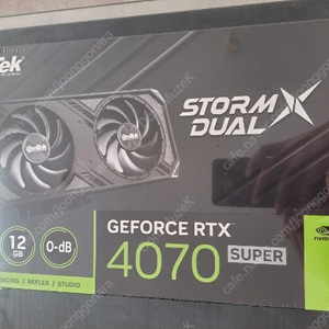 (미개봉) 이엠텍 rtx 4070 super stormX dual OC 12g 아이코다