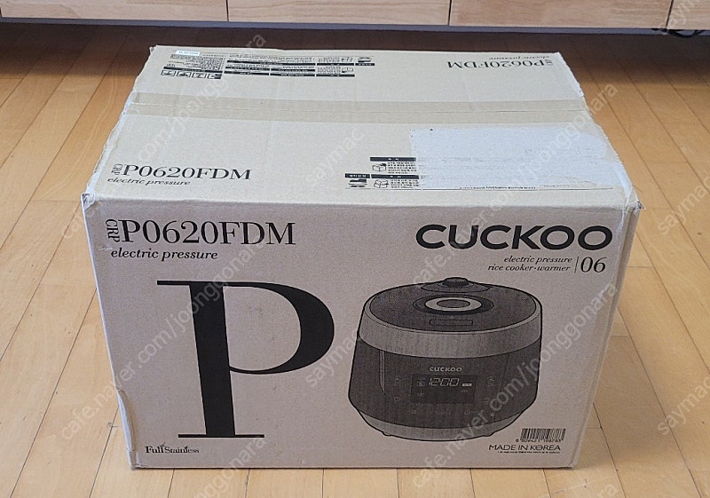 쿠쿠 6인용 전기압력밥솥 CUCKOO CRP-P0620FDM